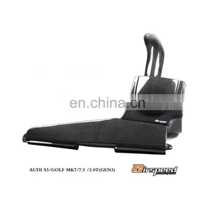 Perfect Fitment Aerodynamic 3K Twill Carbon Weave in Glossy Finish Dry Carbon Fiber Air Intake Kit For VW Golf MK7 2.0T thumbnail-2