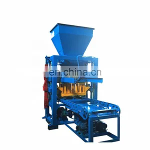 Auto Press Manual Concrete Interlocking Block Brick Making Maker Machine for Sale thumbnail-1