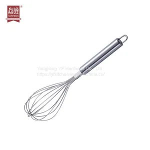 Kitchen Accessories Home and Kitchen Gadgets Stainless Steel Whisk Kitchen Accessories Cream Utensils Whisk Manual Mixer Egg Beater thumbnail-2