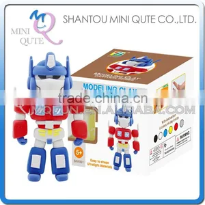 Mini Qute Bonnie American Movie DIY Super Hero Change Robot Car Model Building Block Plasticine Clay Educational Toy NO.BN9991 thumbnail-1