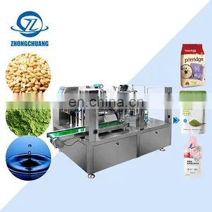 Powder Medicine Strip Packaging Machine Turmeric Automatic Coffee Flour Spice Premade Pouch Packing Machine thumbnail-1