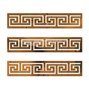 Window Acrylic 3d Three-dimensional Wall Sticker Master Bedroom Waist Line Wall Line Chinese Toilet Corner Kitchen Self-adhesive Hotel thumbnail-3