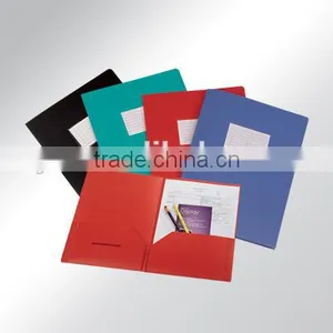 2015 Promotional Office File Folder Item With Innerside Slip Pockets Document Holding File Folders thumbnail-2