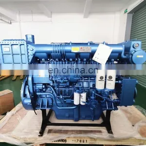 High Quality 350hp 1000rmp Chinese Weichai X6170ZC350-1 Diesel Marine Engine 4 Stroke thumbnail-2