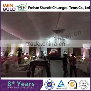 25x60 Pakistan Waterproof Cheap Wedding White Party Tent thumbnail-1