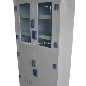 PP Lab Furniture Medical Storage Cabinet Polypropylene Medicine Cupboard thumbnail-2