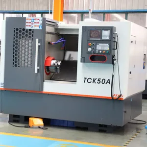 TCK50A Inclined Bed CNC Lathe GSK System Optional FANUC System Fully Automatic CNC Lathe thumbnail-1