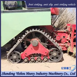 Customized Triangle Track Chassis for Anti Sinking in Desert Terrain thumbnail-4