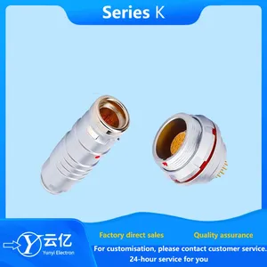 Compatible With AVIC 2K Waterproof Connector Metal Circular Push-pull Self-locking TGG Plug ZGG Socket thumbnail-3