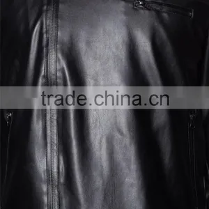 2017 Bulk Biker Jackets for Men Faux Leather Jackets thumbnail-5
