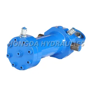 Non-standard Hydraulic Cylinders for Elevators and Freight Lifts, Flange Type Double-ear Telescopic Engineering Hydraulic Cylinders. thumbnail-3