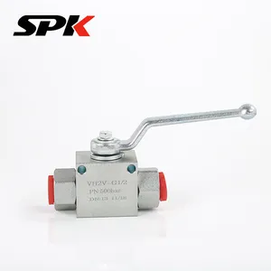 Sempeck Hydraulic Fitting, High-Pressure Ball Valve, Ferrule-Type High-Pressure Ball Valve, BKH 304 Stainless Steel Internal Thread Hydraulic thumbnail-4