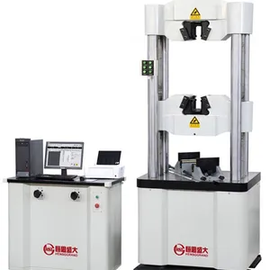 HST 300kN Computer Control Hydraulic Universal Testing Machine Class 0.5 Spoke Sensor 6 Columns Frame Universal Testing WAW-300E thumbnail-3