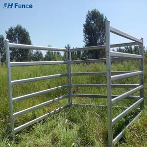 Portable Galvanized Steel Livestock Cattle Panels Durable Quality Farm Fence for Horses Easy-to-Assemble Corral Panel for Horse thumbnail-1
