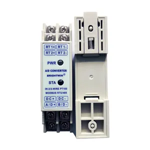 Precision RTD PT100 to RS485 Converter Isolated Temperature Transmitter PT100 to Modbus Signal Conversion Module Data Aquisition Device DIN Rail thumbnail-2