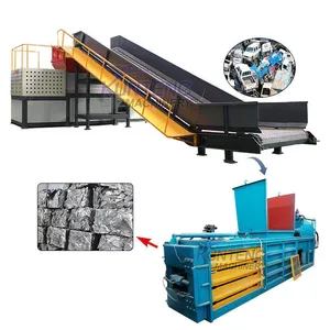 Automobile Engine Shell Crushing Production Line Steel Plate Shredding And Baling Machine EPC thumbnail-1