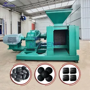 Pillow Shaped Charcoal Forming Production Line Coffee Grounds Charcoal Ball Pressing Machine EPC thumbnail-1