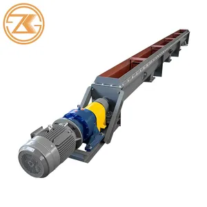 Fully Sealed U Type Spiral Screw Conveyor Anti-block Ash Conveying Machine Carbon Steel CE Certified thumbnail-1