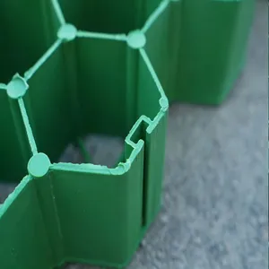 Grass Paving Grid HDPE High-Strength Honeycomb 500 × 500 Mm, Permeable Paving Panels for Slope Greening and Gravel Stabilisation thumbnail-3