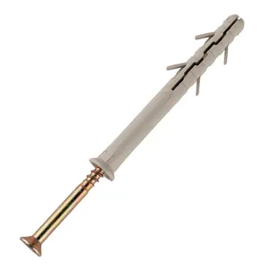 Wholesale Price Rawl Plugs Anti-rotation PE Material for Drywall Strong Loading 50mm Length Full Sizes Available thumbnail-1