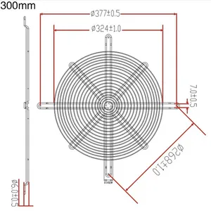 Wire Mesh Fan Guard for HVAC Systems 0.8mm Wire 10mm Mesh Standard Compliant thumbnail-5