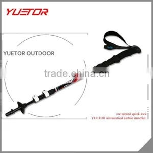 External Quick Lock 80% Carbon Trekking Pole Walking Stick Hiking Pole Supplier's Choice thumbnail-1