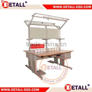 Detall Antistatic Steel Workbench With 500-800KG Weight Loading thumbnail-1