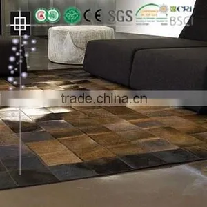 Hotel Room Cowhide Patchwork Rugs Flooring Material Carpet thumbnail-5