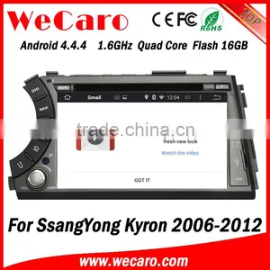 Wecaro WC-SY7020 7" Android 4.4.4 WIFI 3G Touch Screen Car Dvd Player for Ssangyong Kyron Dvd Radio Gps Navigation 2006 - 2012 thumbnail-3