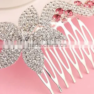 Fancy Bridal Head Piece Rhinestone Hair Comb High-end Hair Accessories thumbnail-5