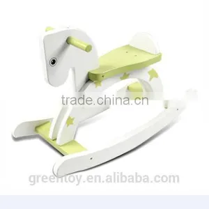 Wooden Rocking Horse Hobby Horse for Kids thumbnail-1