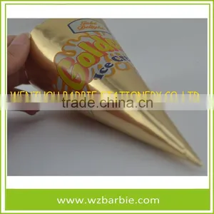 Unique Ice Cream Conocal Cups/Cone Paper Sleeves China Factory thumbnail-2