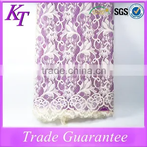 New Design Popular Embroidery White Eyelash Lace Fabric thumbnail-1