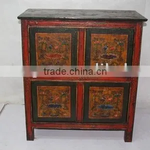 Chinese Antique Bedside Cabinet thumbnail-1