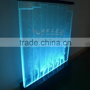 Indoor Decoration Customized Acrylic Glass Water Wall for Sale thumbnail-4