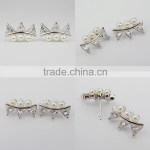 Good Price Factory Wholesale Fancy Ziron Stud Earring thumbnail-2
