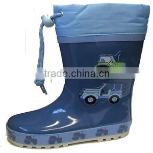 2014 Printing Car Children Rain Boots thumbnail-1