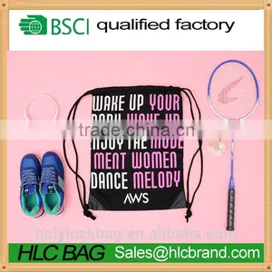 Calico Polyester Customiezed Sport/GYM/daily Drawstring Backpack Bag thumbnail-5