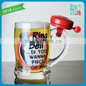 Business Gift Glass Beer Cups Bell Glass Beer Mugs Tumbler Stein Better Quality Glass Bell Beer Cups Mug Glasses thumbnail-1