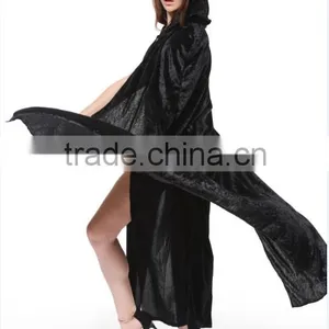 Halloween Hot Sale Black Mysterious Women Fancy Dress Suit Party Costume thumbnail-2