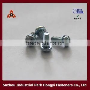 Cross Pan Head Patta Screws And Toothed Washer Assemblies thumbnail-1