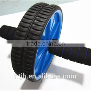New 2015 Detachable Balance Double AB Roller Abdominal Roller With Free Knee Pad Power Wheel thumbnail-2