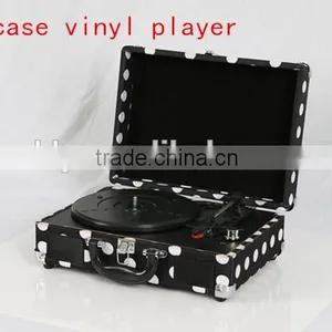 2015 Portable Suitcase Turntable Player Vinyl Records ,bluetooth Turntable thumbnail-2
