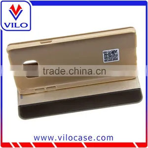 Leather Materail Smart Cell Phone Cover thumbnail-1