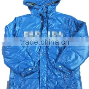 Blue Hooded Boys Customized Winter Jacket thumbnail-1