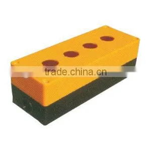 CNGAD Waterproof 4-hole Yellow Electrical Control Station(4-hole Switch Box,switch Control Box)(BX22-4Y) thumbnail-1