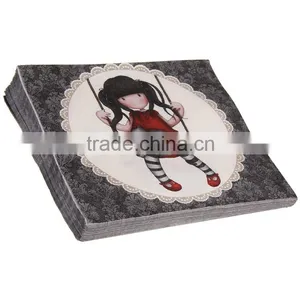Full Color 33*33cm Printed Paper Napkins thumbnail-1