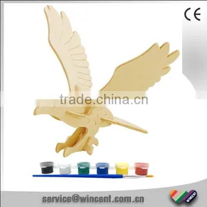 CE & EN71 Bird Wooden 3D Puzzle thumbnail-1