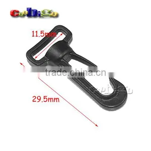 3/8" Plastics Snap Hooks Buckles Black for Bags Backpack Outdoor Tools thumbnail-1