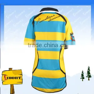 SUB-41-2 Bright Color Women Slim Rugby Wear thumbnail-1